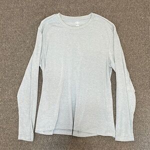 Light Blue Long Sleeve Crewneck Shirt